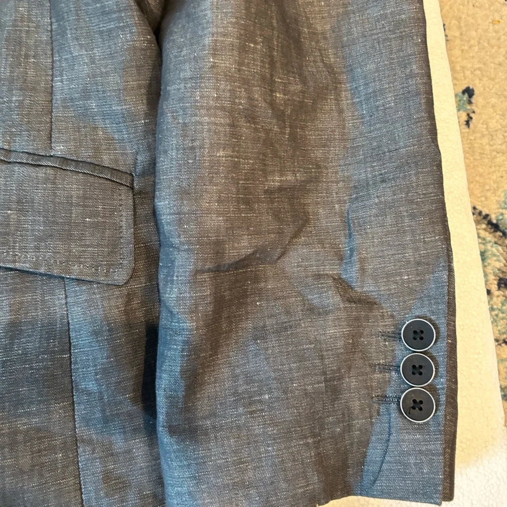 Pronto Uomo gray blazer suit jacket 2 button